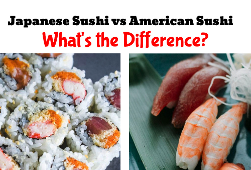 japanese sush vs american sushi