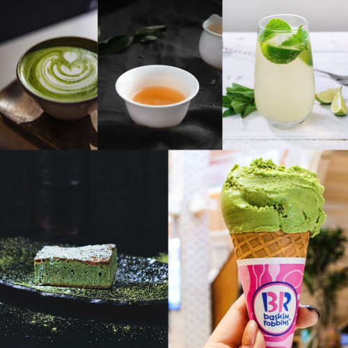 Japanese green tea products