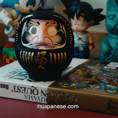 daruma doll black